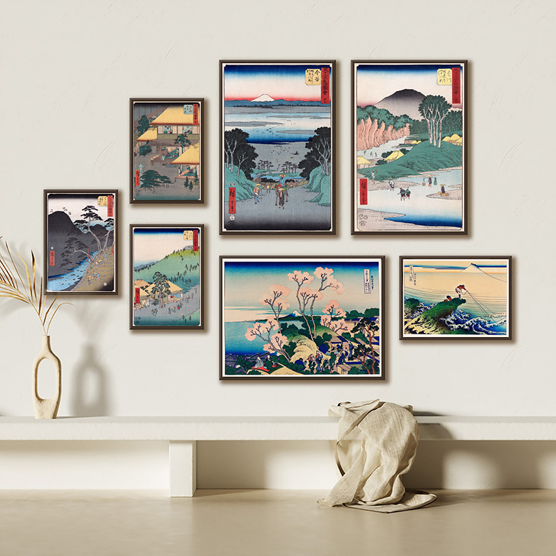 Japanese Lifestyle And Traditions - Cópias japonesas arte da parede pintura